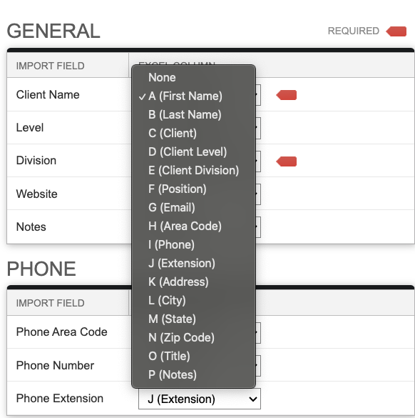 Screenshot: Upload the Data 