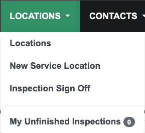 Screenshot: How to Create a Service Location Record