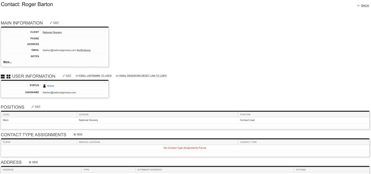 Screenshot: What is a Contact?