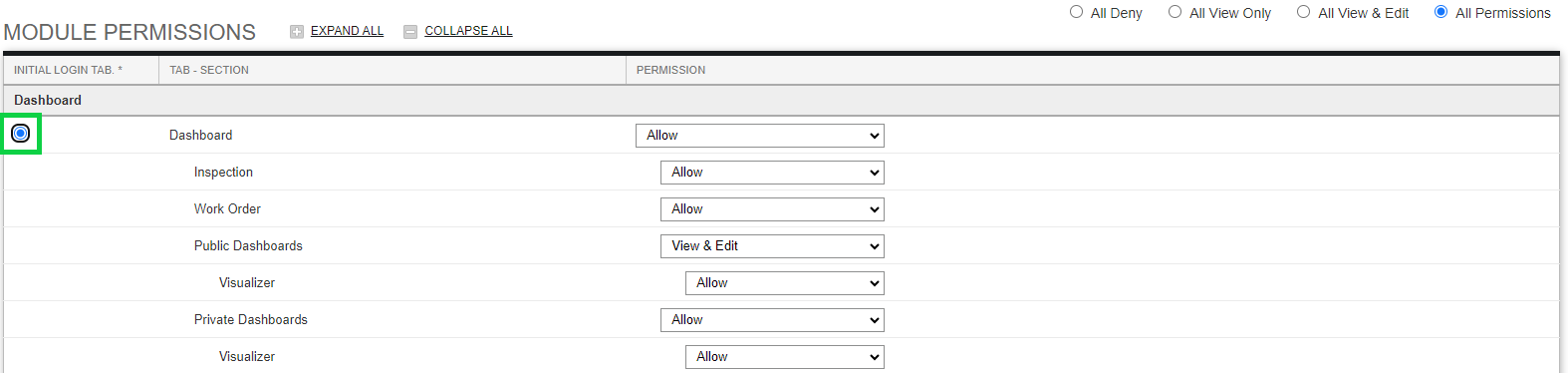 Screenshot: Activating a New Employee's User Info