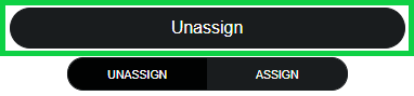 Screenshot: Unassigning Templates