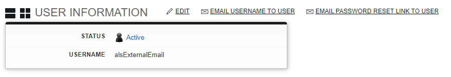 Screenshot: Creating Applicable Users