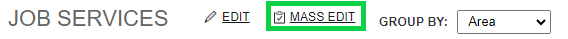 Screenshot: Making Mass Edits