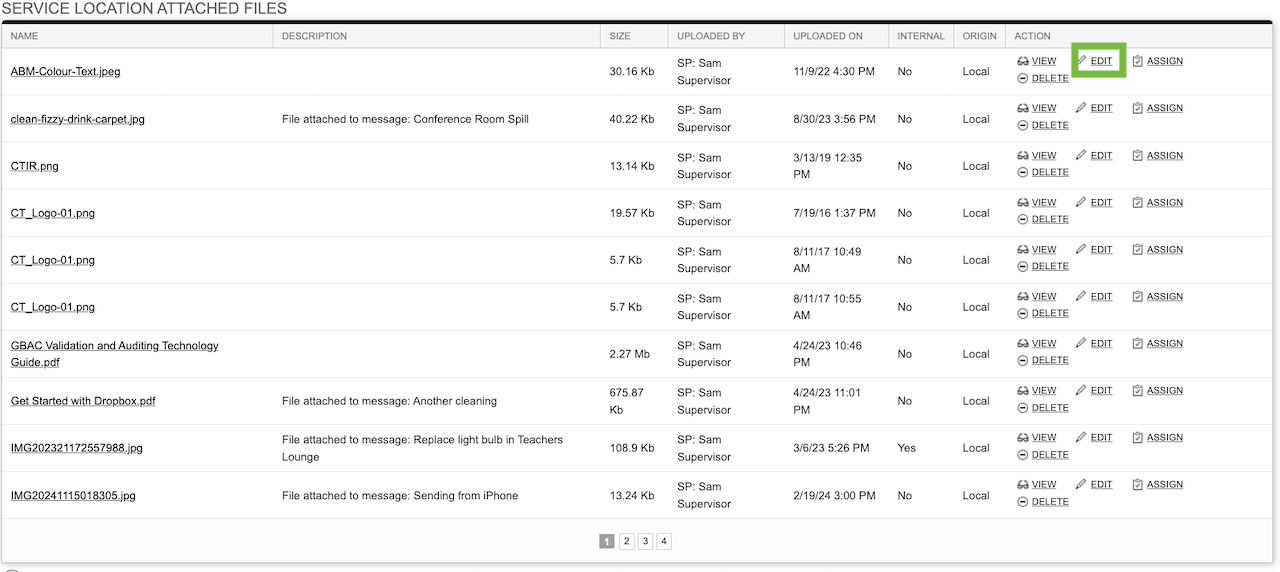 Screenshot: Edit the File Details