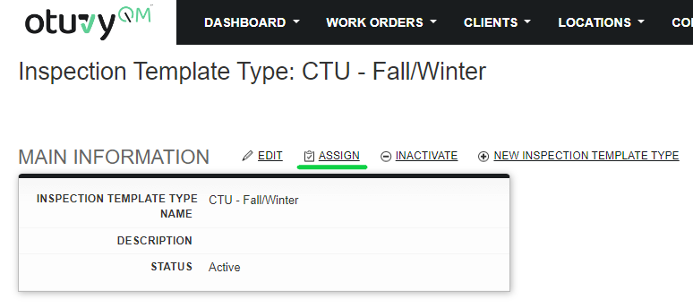 Screenshot: Assigning/Unassigning to/from Multiple Locations at the Same Time