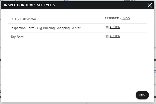 Screenshot: Assigning/Unassigning to/from One Location at a Time