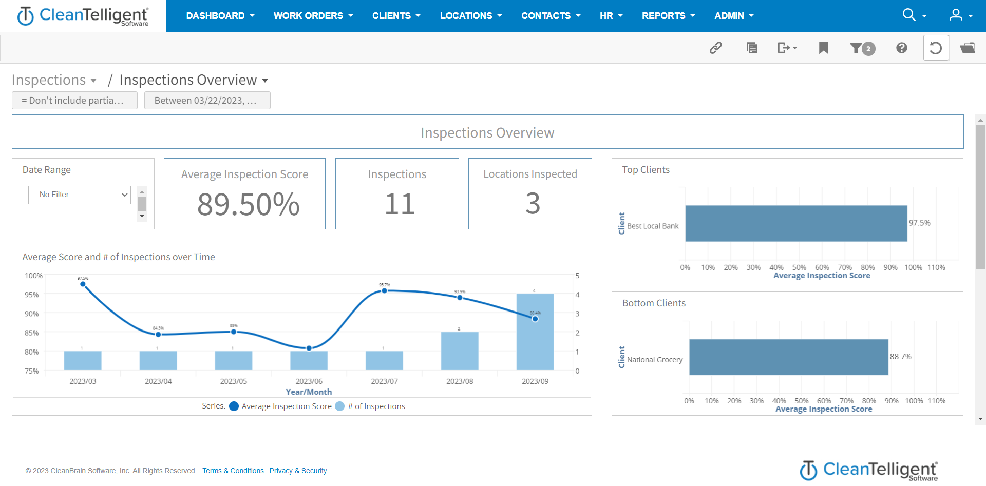 Screenshot: Example