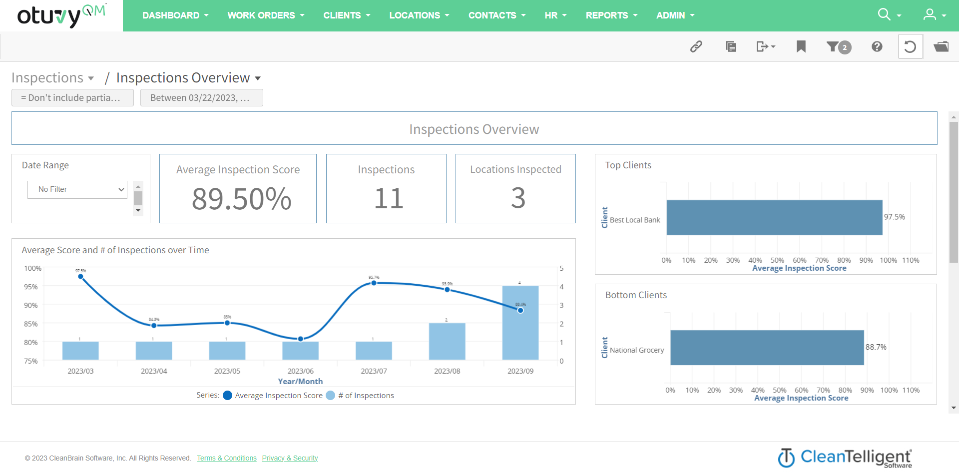 Screenshot: Example