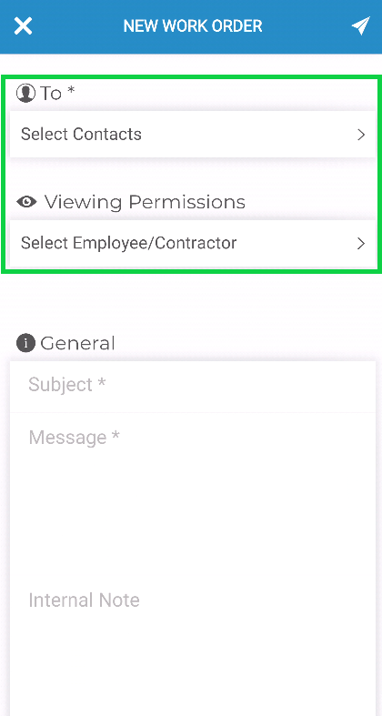 Screenshot: Manually Selecting Users