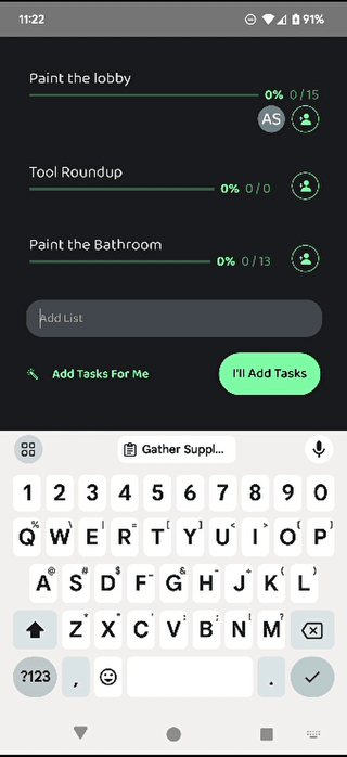 Screenshot: Copy and Paste Tasks