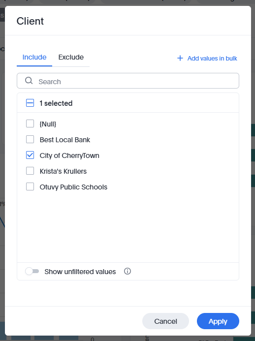 Screenshot: Accessing and Navigating Dashboards