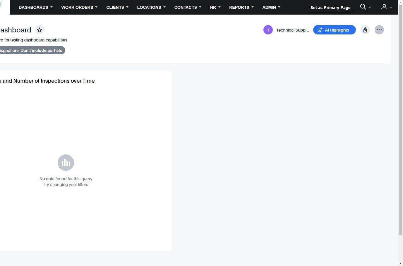 Screenshot: Pin a Dashlet