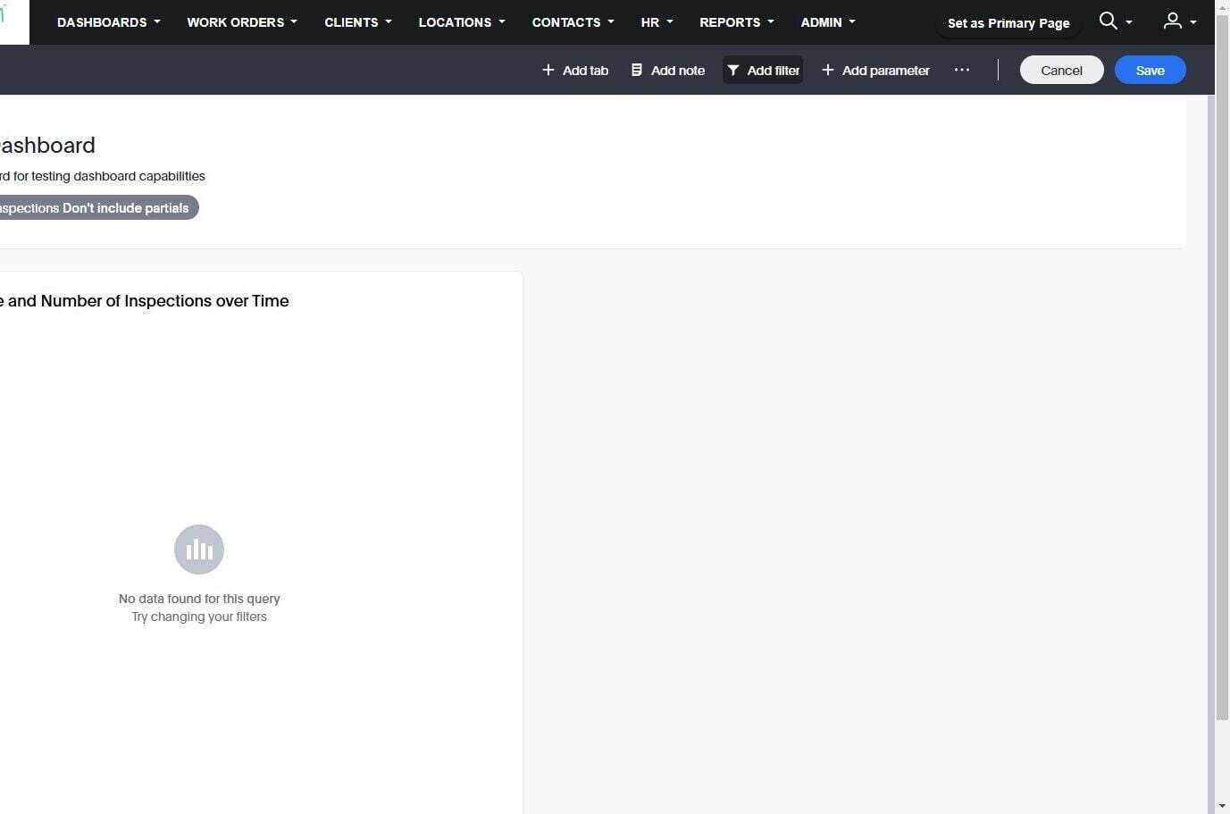 Screenshot: Pin a Dashlet