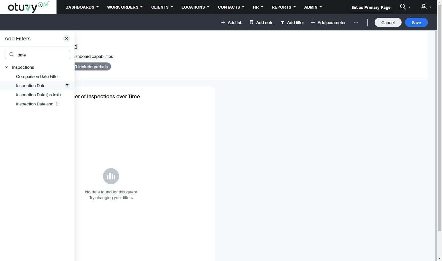 Screenshot: Pin a Dashlet