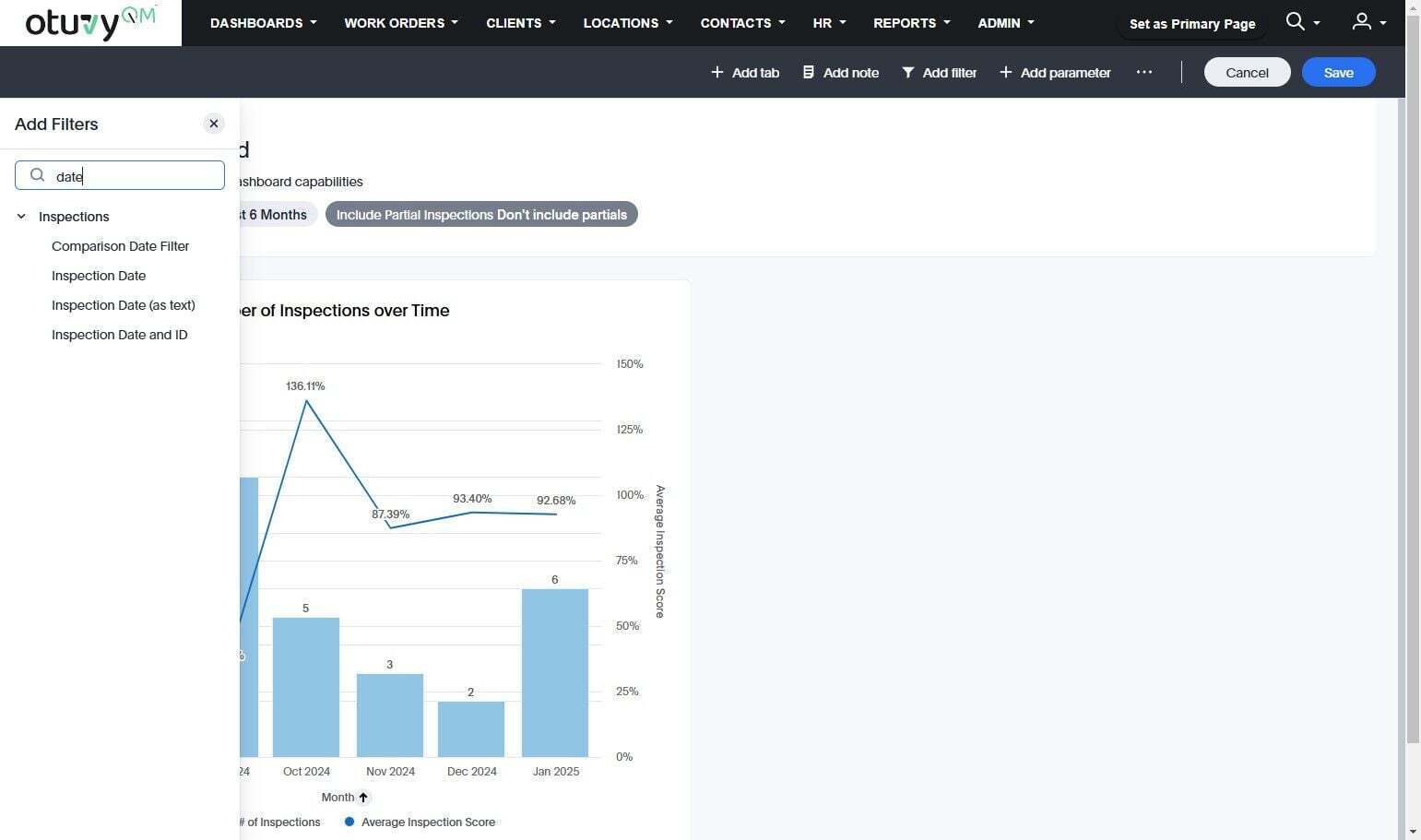 Screenshot: Pin a Dashlet