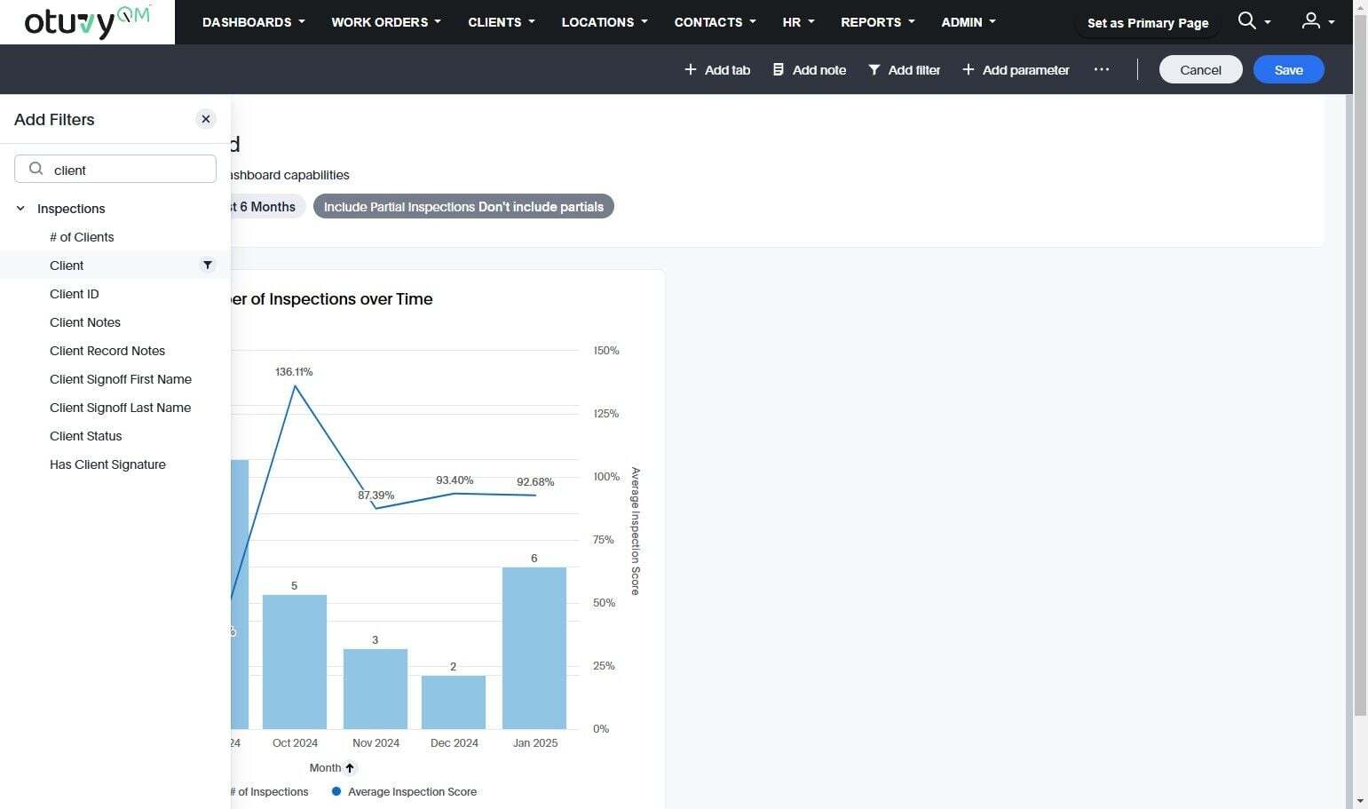 Screenshot: Pin a Dashlet