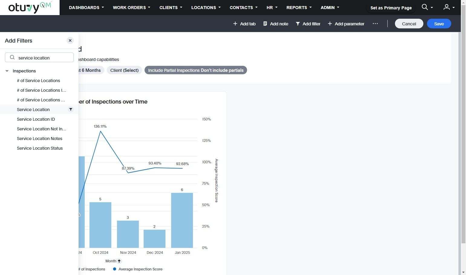 Screenshot: Pin a Dashlet