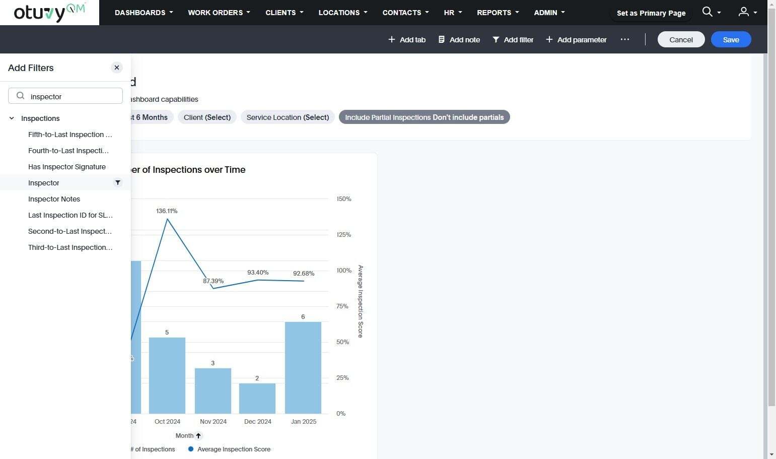 Screenshot: Pin a Dashlet