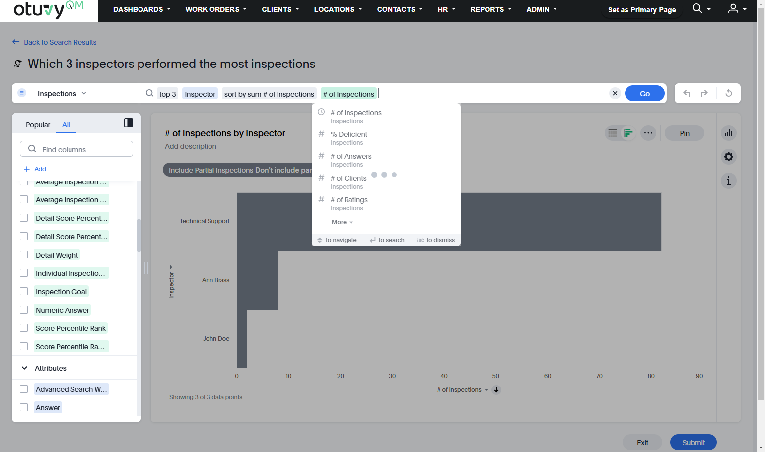 Add Measures, Attributes, Dates, and Filters
