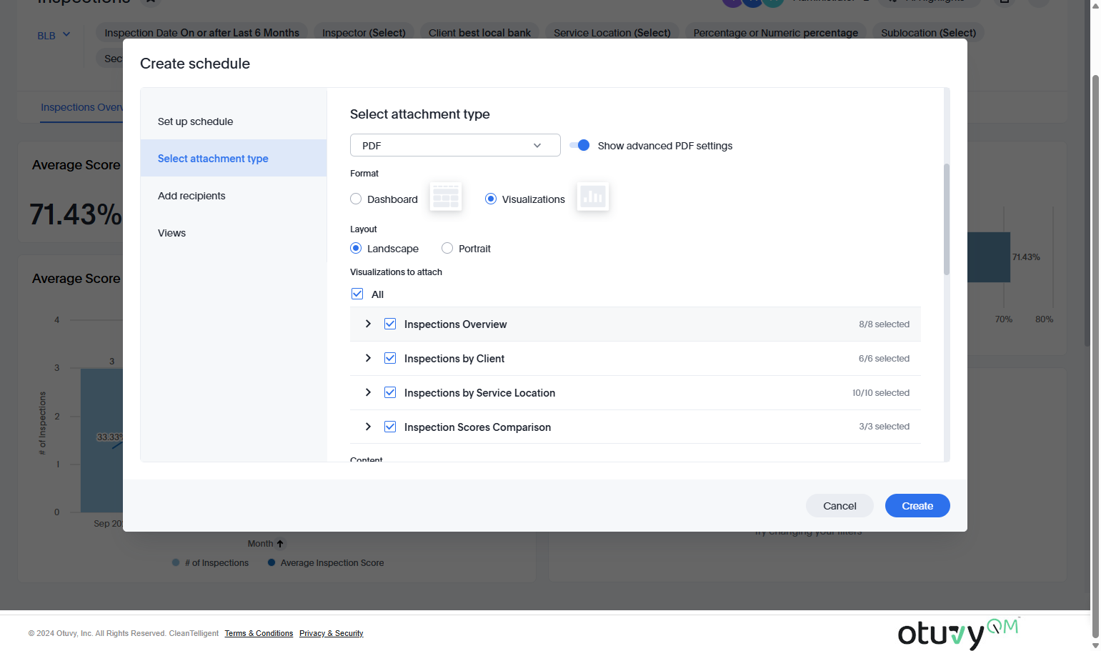 Select attachment type