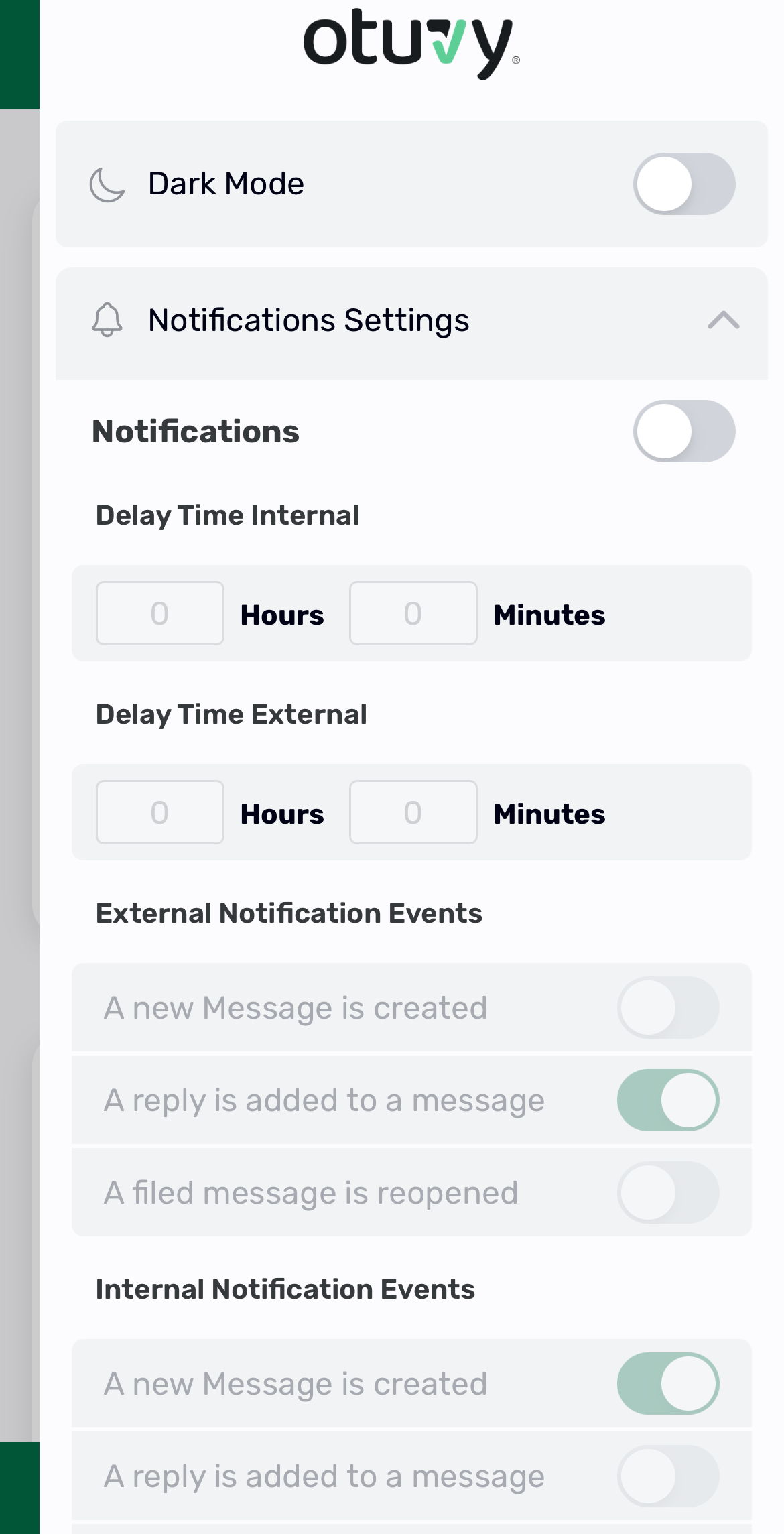 Screenshot: How to Access Notification Settings